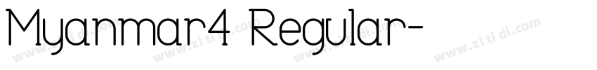 Myanmar3 Regular字体转换